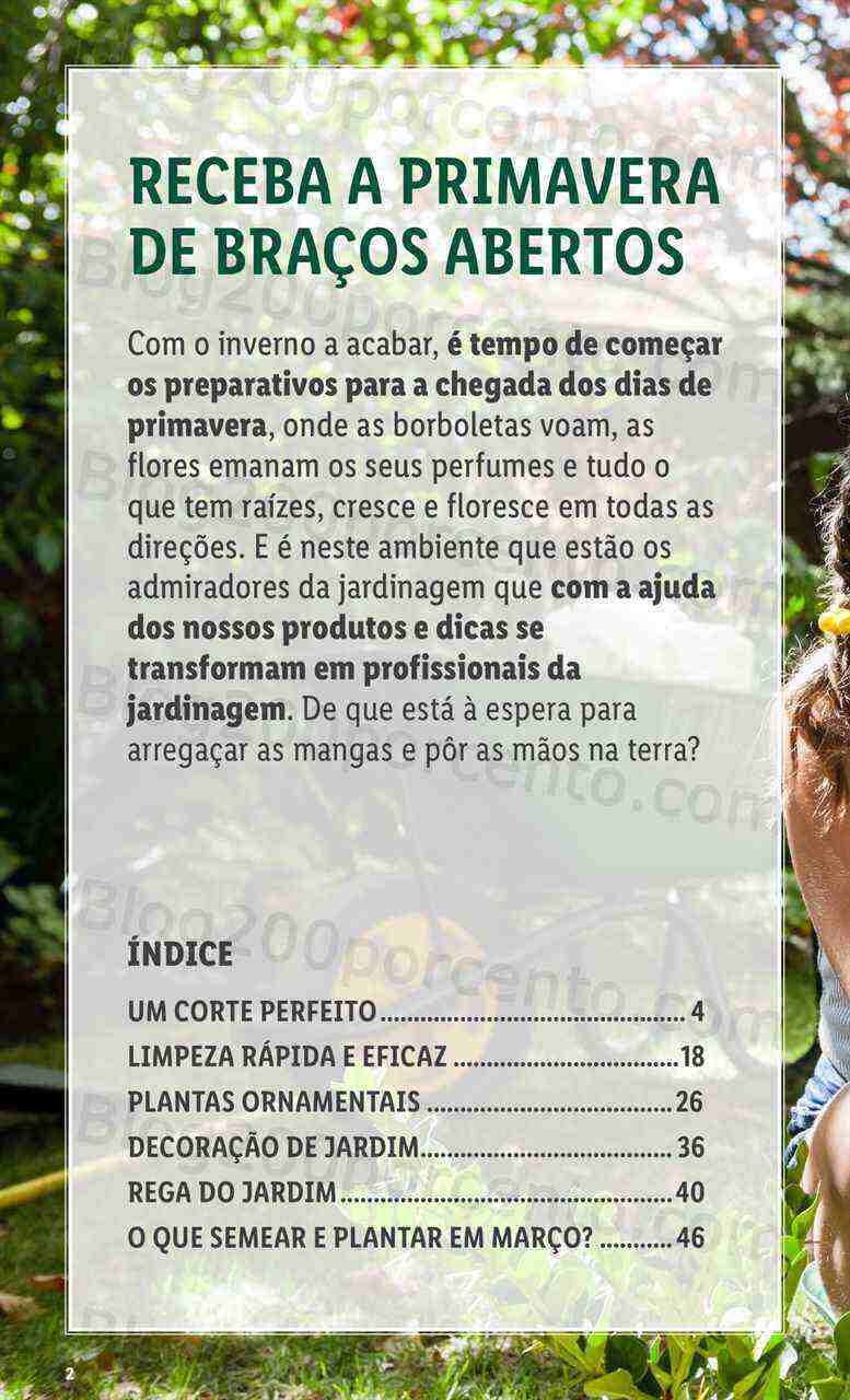 Antevisão Folheto LIDL Especial Jardim Promoções a partir de 2 março