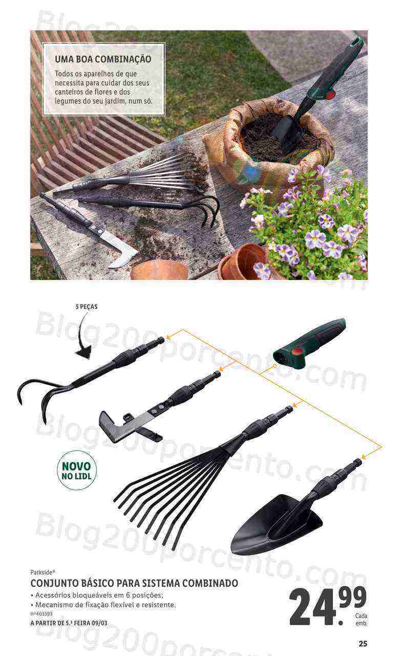 Antevisão Folheto LIDL Especial Jardim Promoções a partir de 2 março