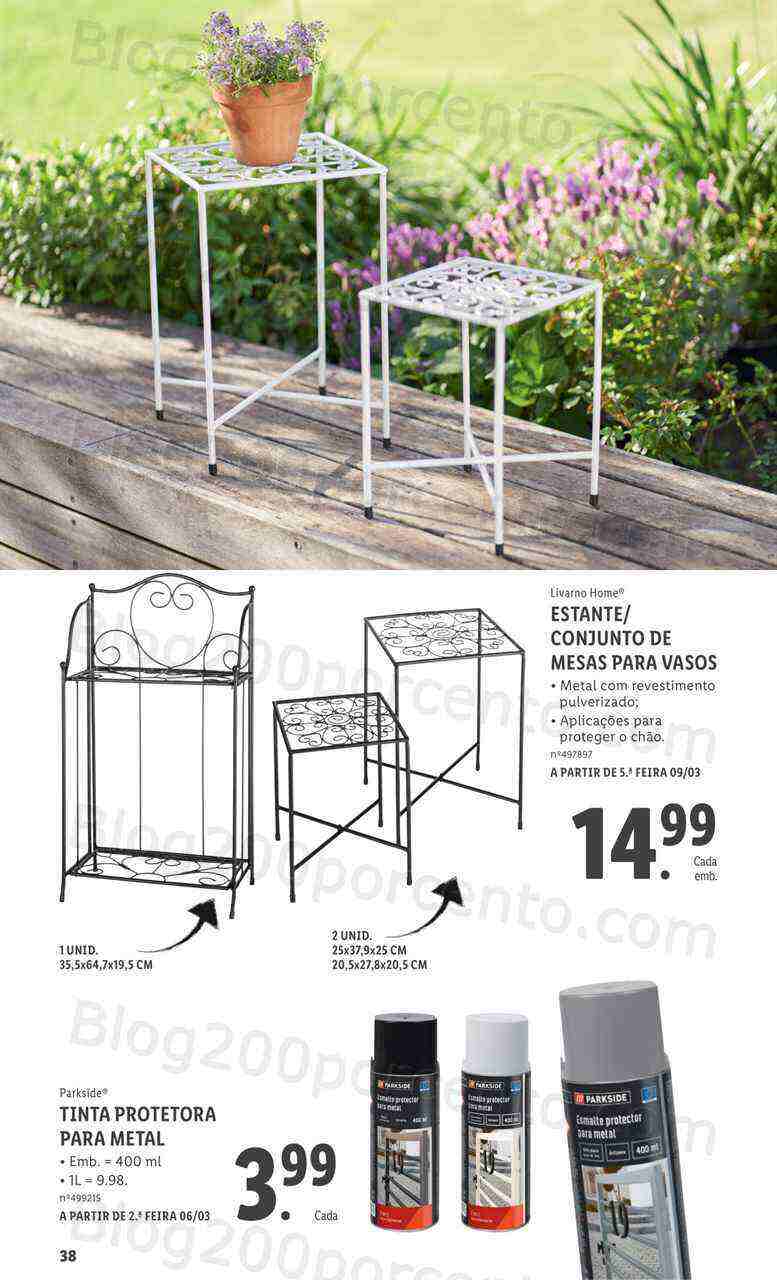 Antevisão Folheto LIDL Especial Jardim Promoções a partir de 2 março