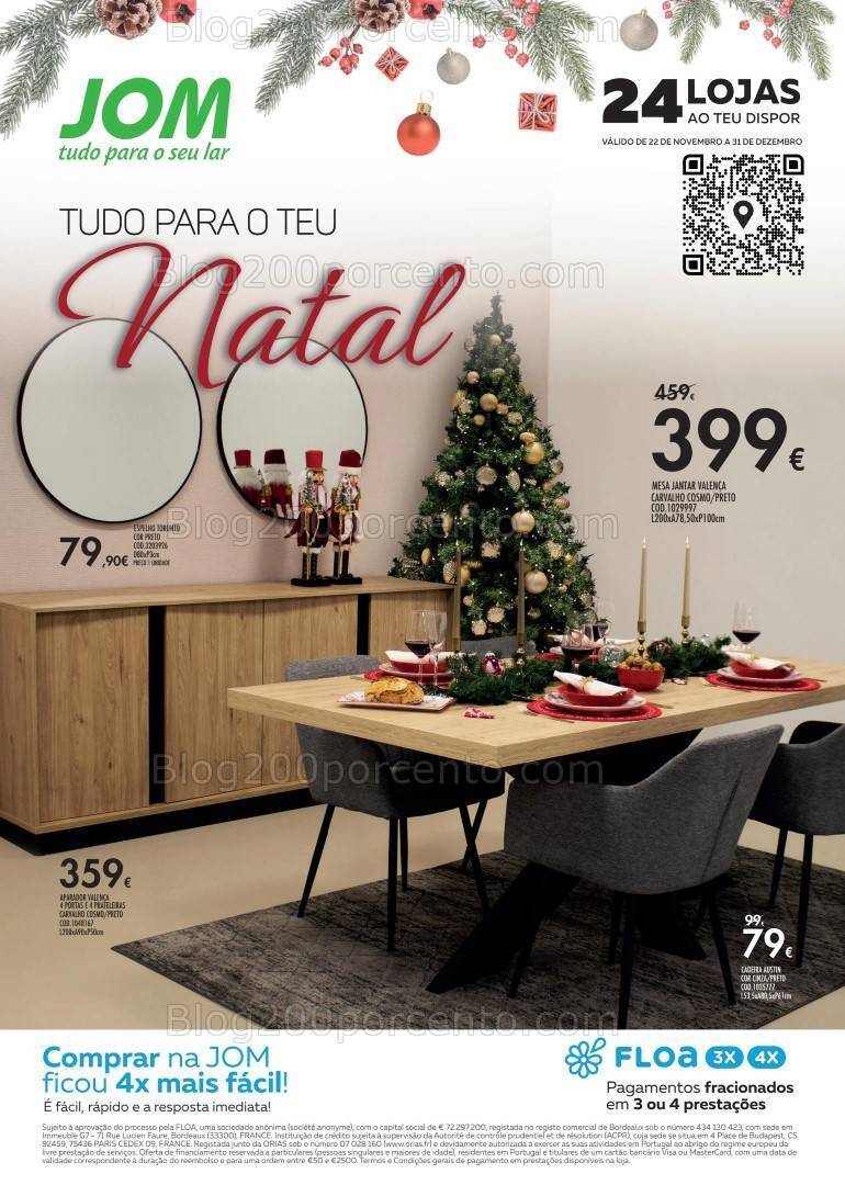 Antevisão Folheto JOM Natal Promoções de 22 novembro a 31 dezembro