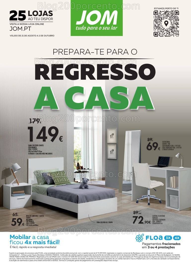 Antevisão Folheto JOM Regresso a Casa Promoções até 2 outubro