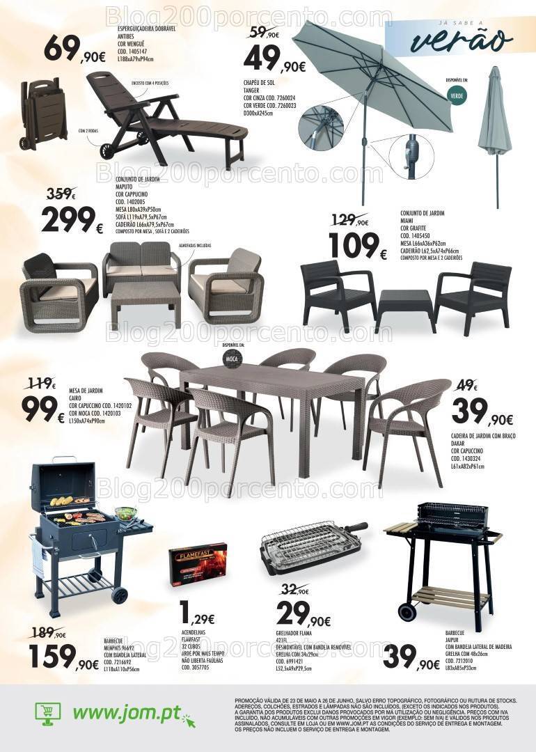 Antevisão Folheto JOM Verão Promoções de 23 maio a 26 junho