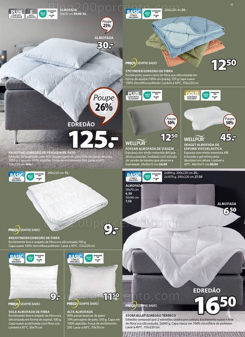 Antevisão Folheto JYSK Promoções de 14 setembro a 20 outubro