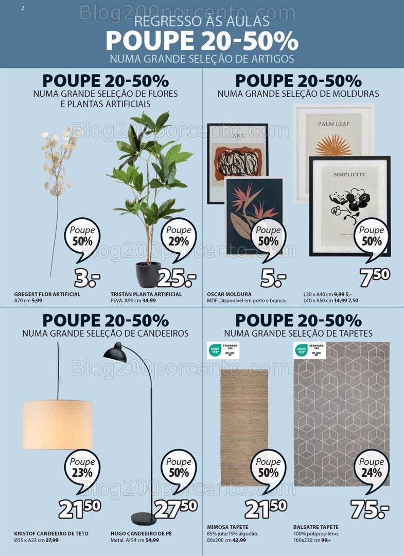 Antevisão Folheto JYSK Promoções de 14 setembro a 20 outubro