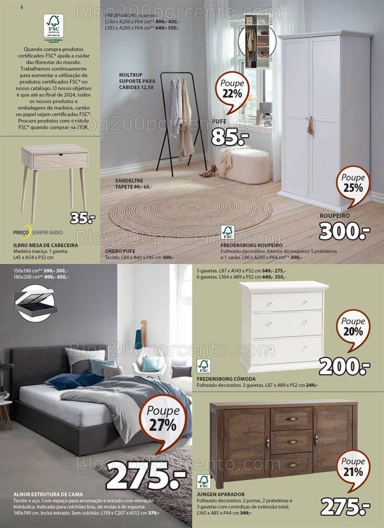 Antevisão Folheto JYSK Promoções de 14 setembro a 20 outubro