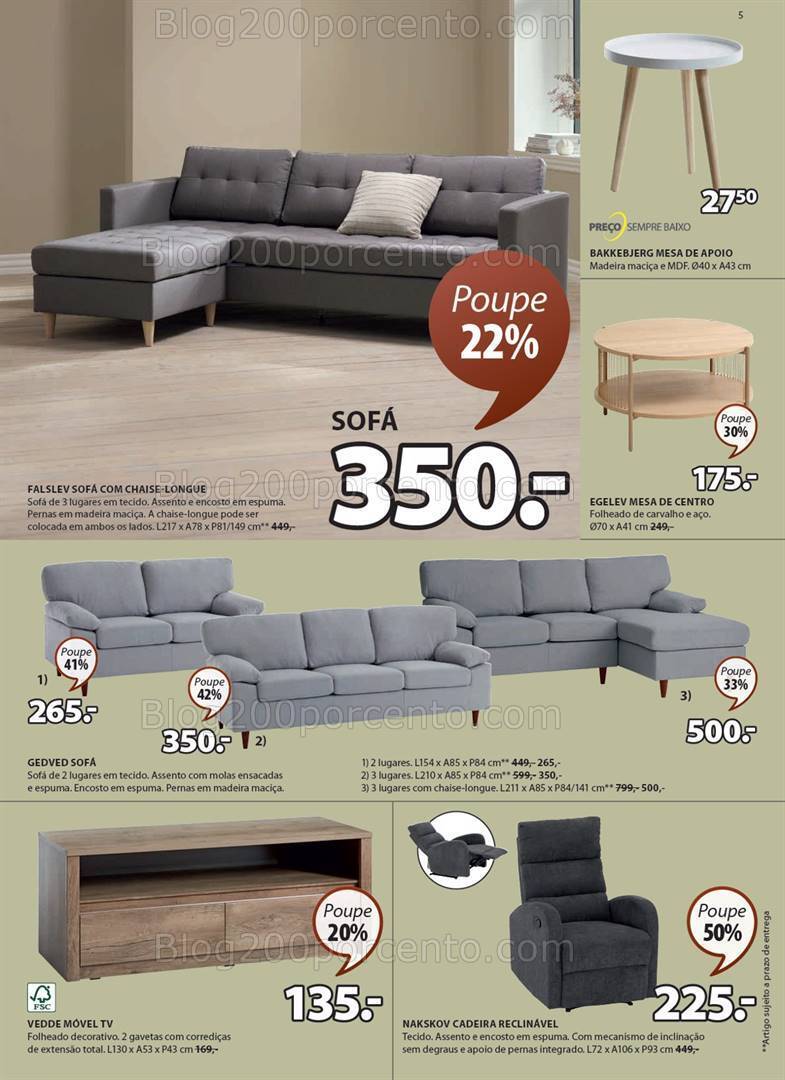 Antevisão Folheto JYSK Promoções de 14 setembro a 20 outubro