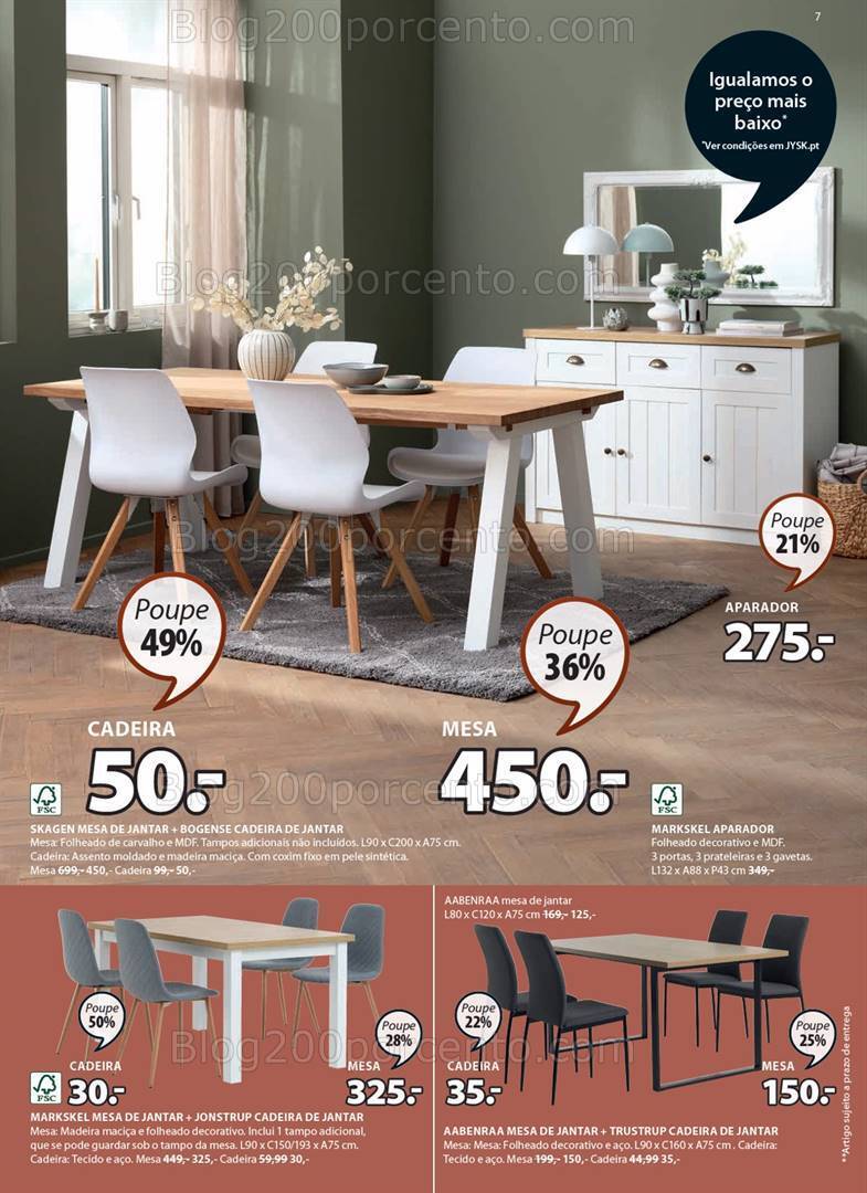 Antevisão Folheto JYSK Promoções de 14 setembro a 20 outubro