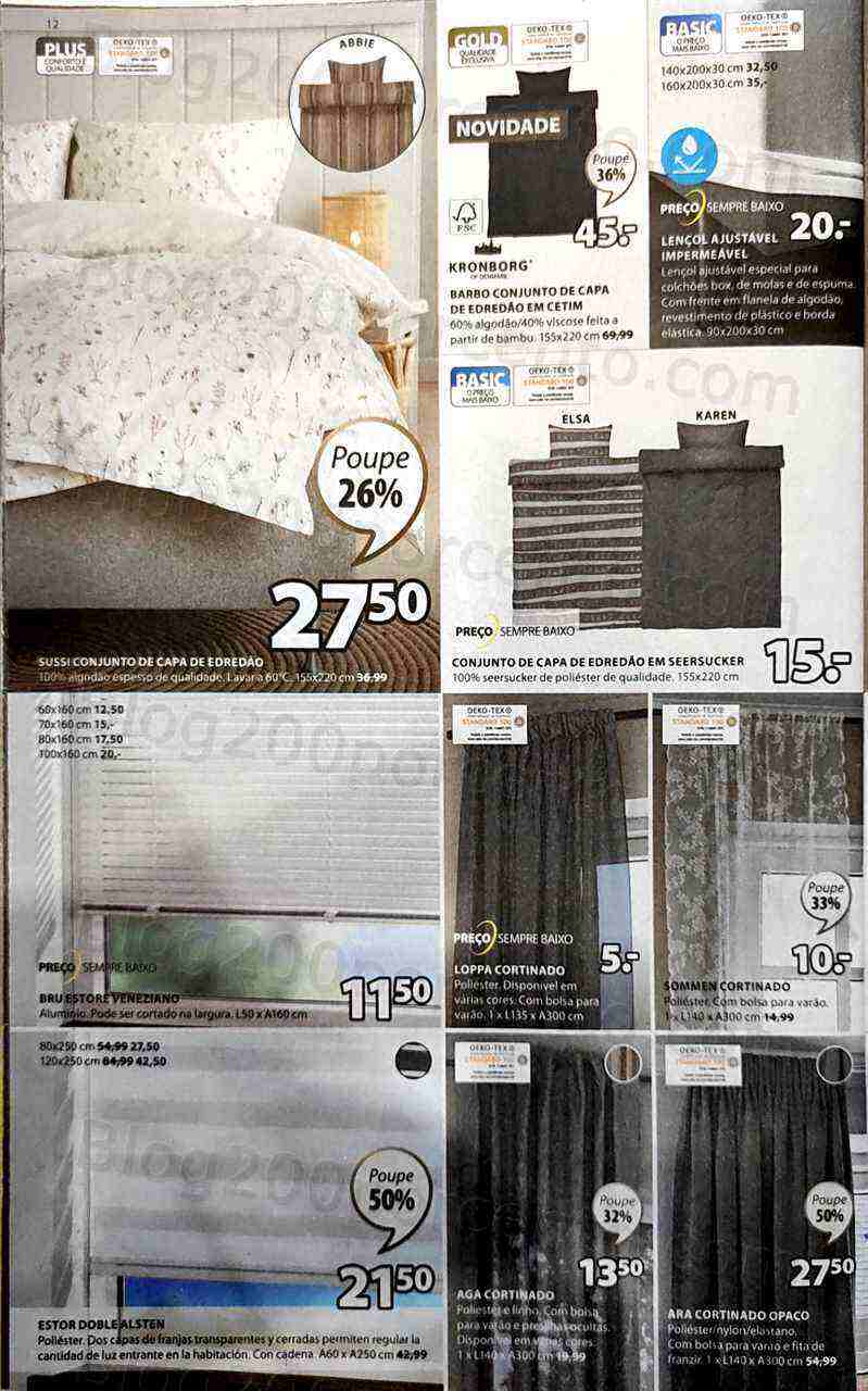 Antevisão Folheto JYSK Promoções de 2 a 8 março