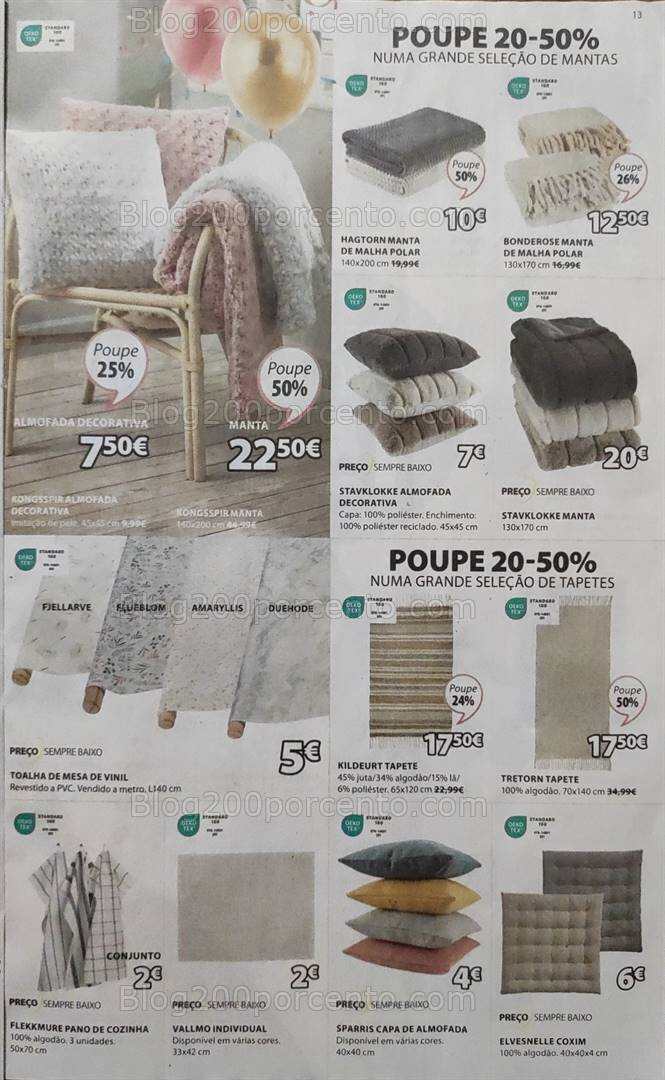 Antevisão Folheto JYSK Aniversário Promoções de 21 março a 14 abril