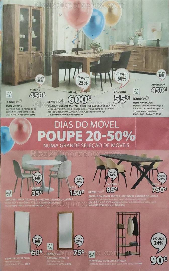 Antevisão Folheto JYSK Aniversário Promoções de 21 março a 14 abril