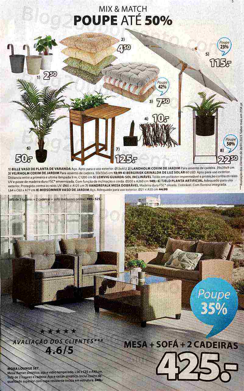 Antevisão Folheto JYSK Aniversário Promoções de 30 março a 16 abril