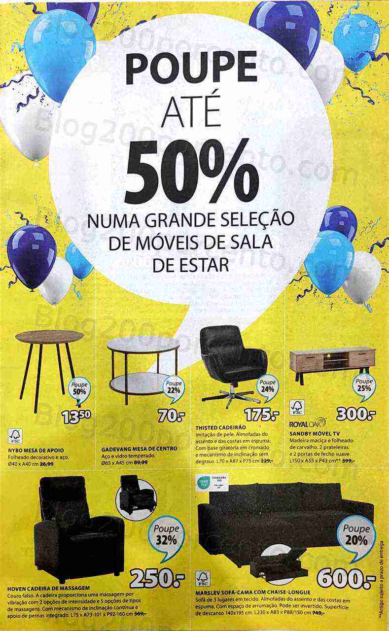 Antevisão Folheto JYSK Aniversário Promoções de 30 março a 16 abril