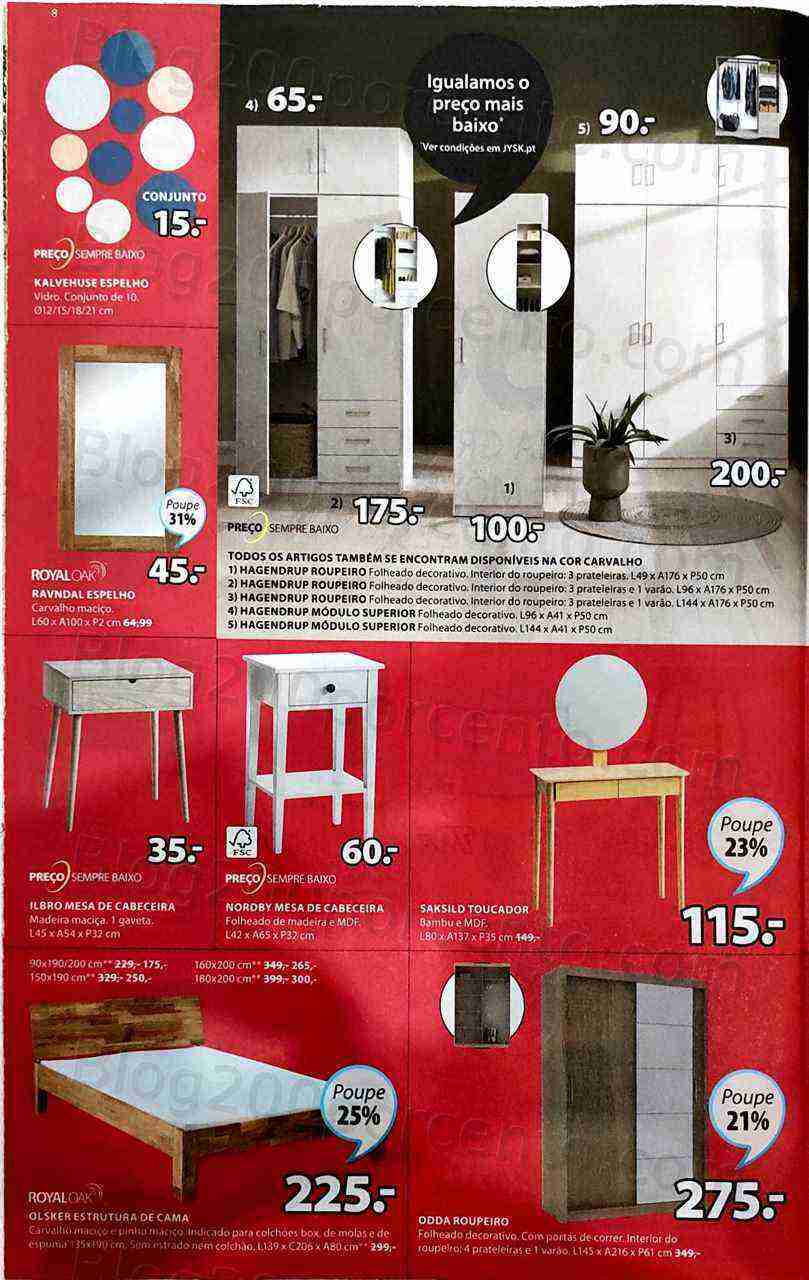 Antevisão Folheto JYSK Aniversário Promoções de 30 março a 16 abril