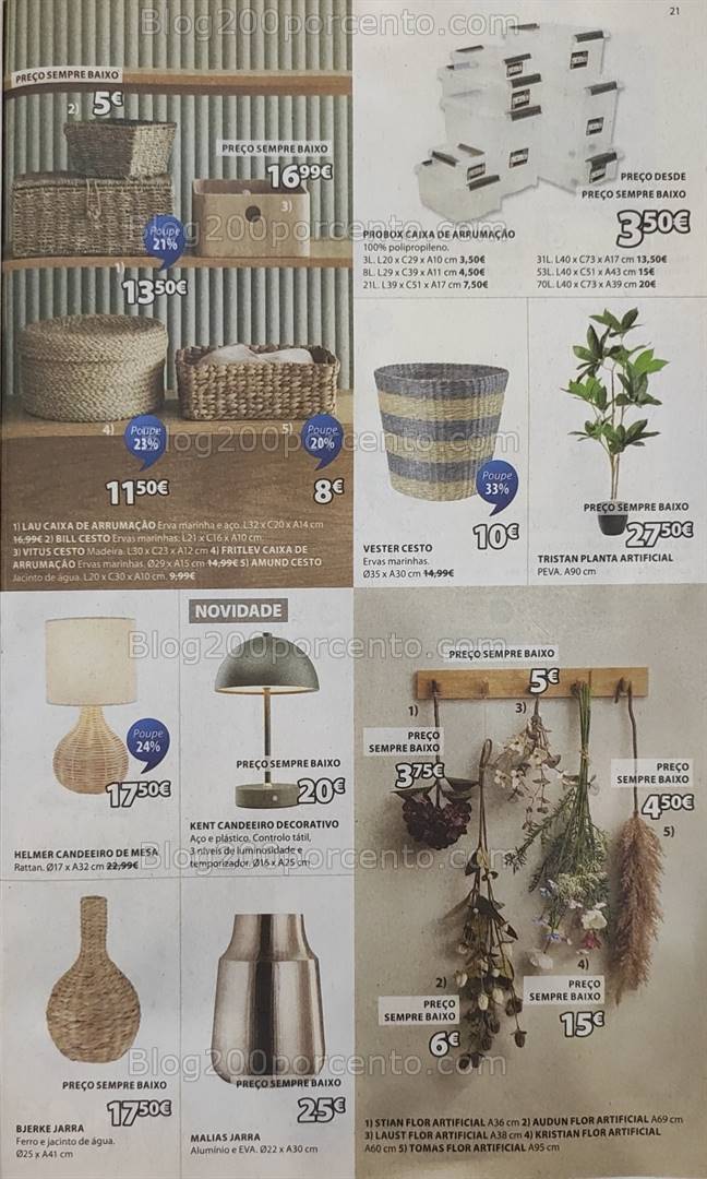 Antevisão Folheto LIDL Bazar Promoções de 5 setembro a 10 outubro