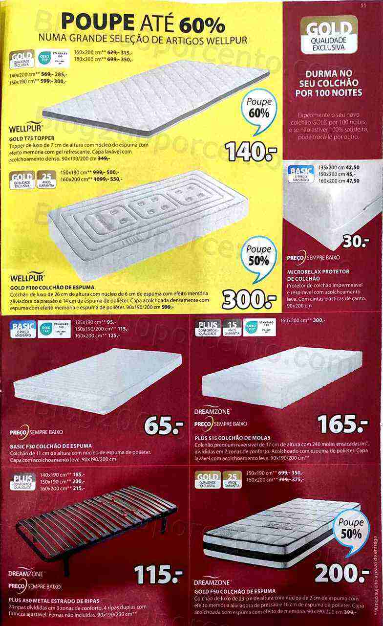 Antevisão Folheto JYSK Promoções de 6 a 16 abril