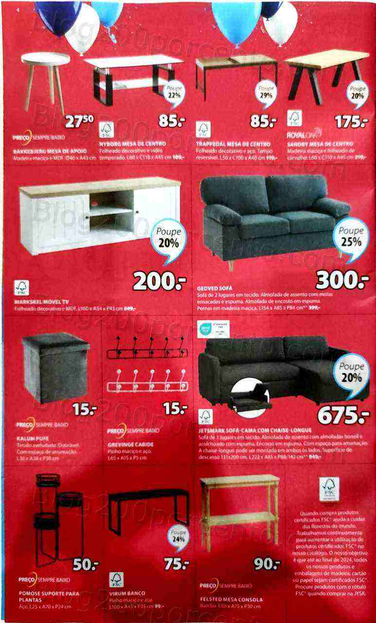 Antevisão Folheto JYSK Promoções de 6 a 16 abril