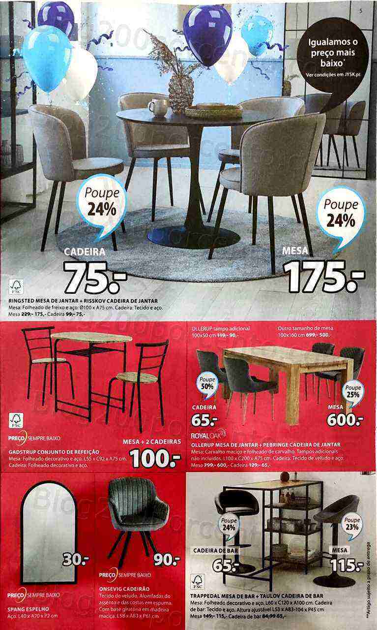 Antevisão Folheto JYSK Promoções de 6 a 16 abril