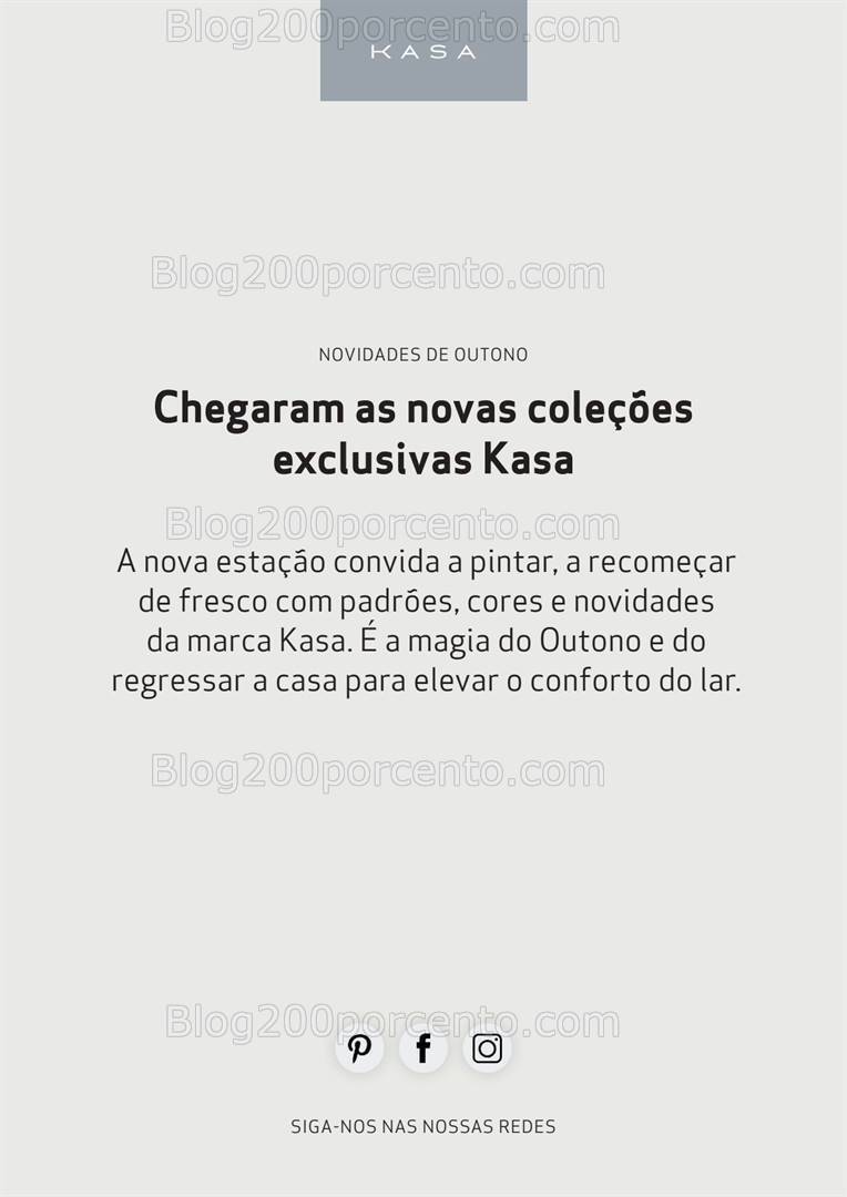 Antevisão Catálogo Kasa CONTINENTE Outono Inverno - 16 outubro a 31 janeiro