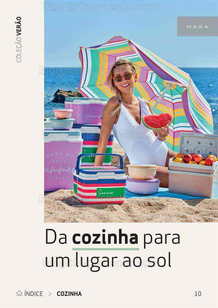 Antevisão Folheto CONTINENTE Kasa Verão Promoções de 17 julho a 27 agosto