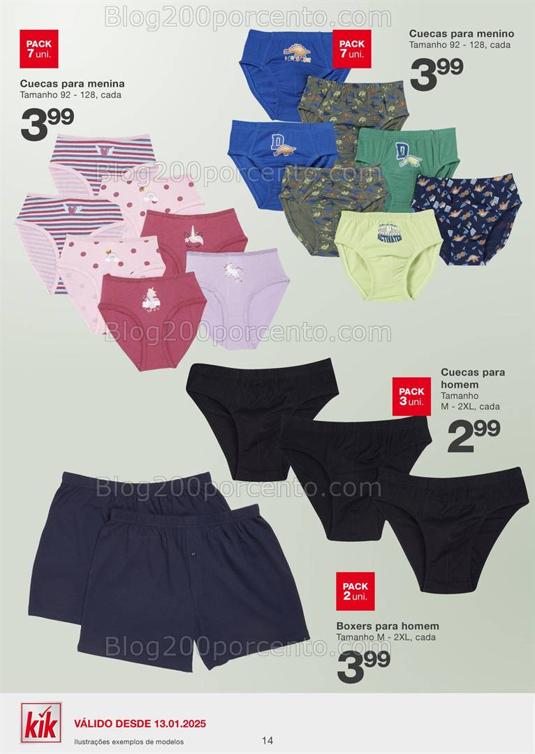 Antevisão Folheto KIK Promoções a partir de 13 janeiro