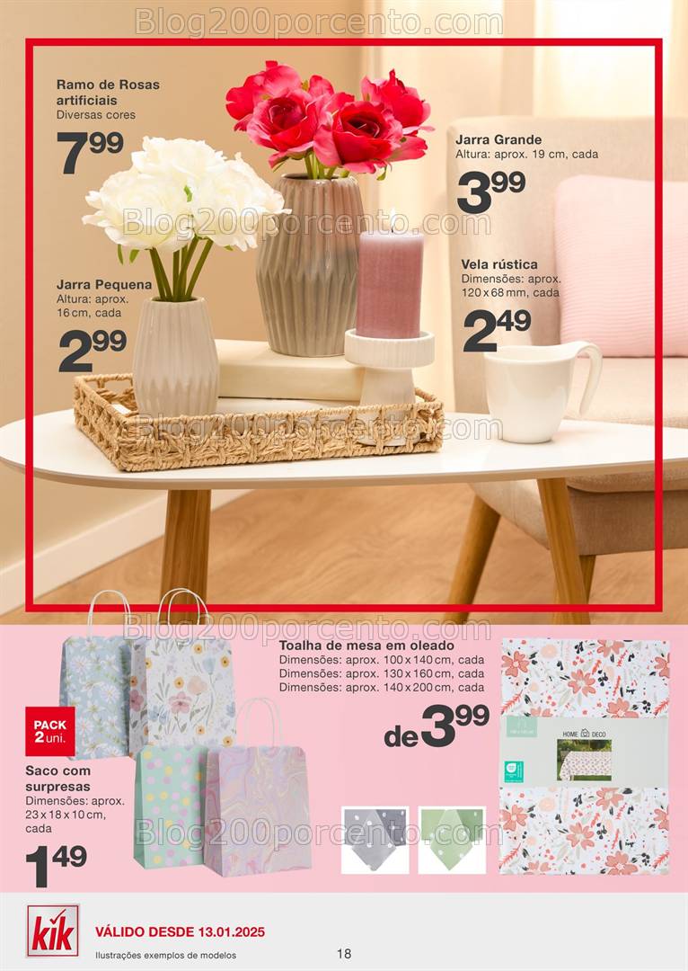 Antevisão Folheto KIK Promoções a partir de 13 janeiro