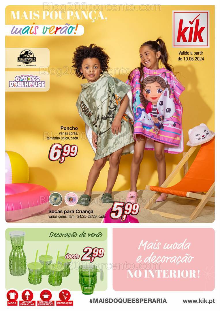 Antevisão Folheto KIK Verão Promoções a partir de 10 junho