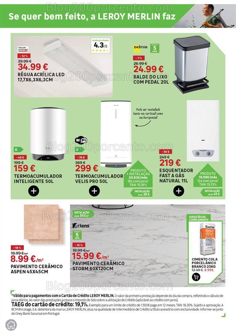 Antevisão Folheto LEROY MERLIN Promoções de 22 agosto a 24 setembro