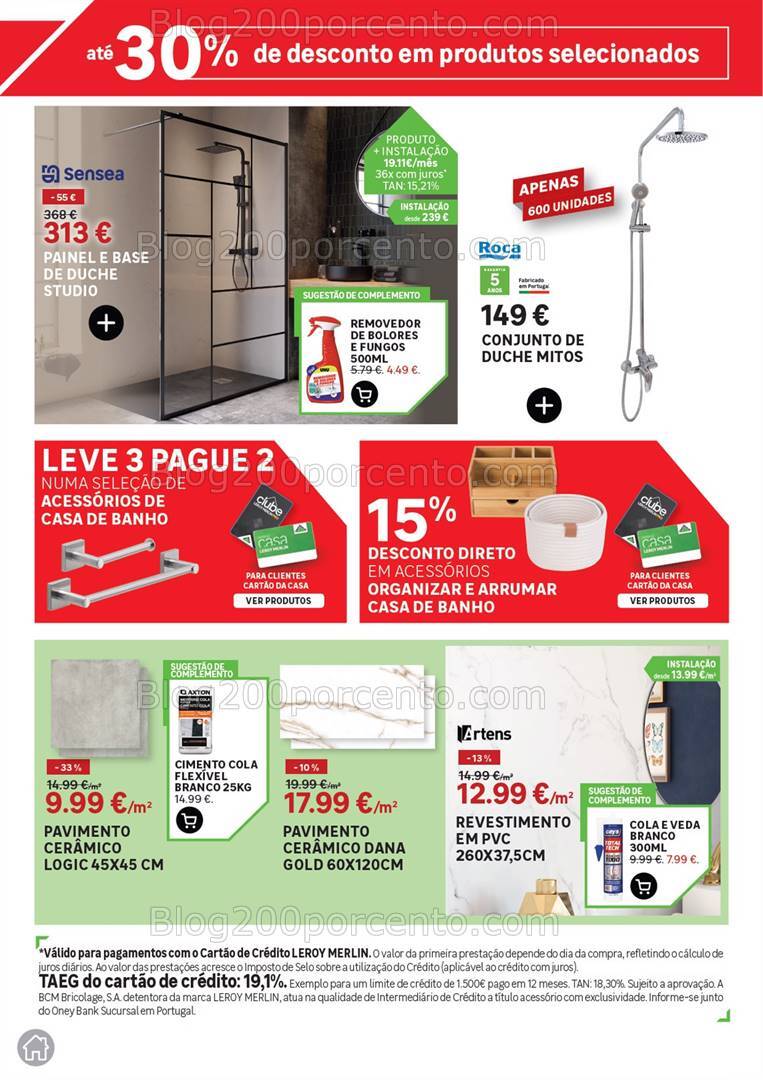 Antevisão Folheto LEROY MERLIN Promoções de 22 agosto a 24 setembro