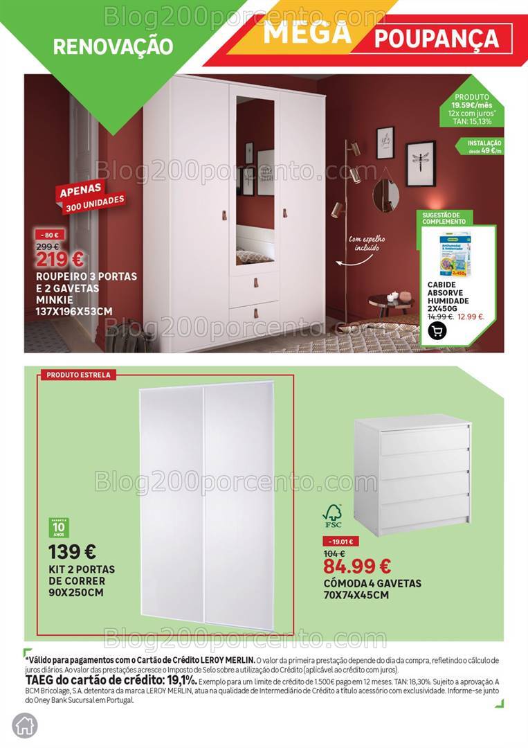 Antevisão Folheto LEROY MERLIN Promoções de 22 agosto a 24 setembro