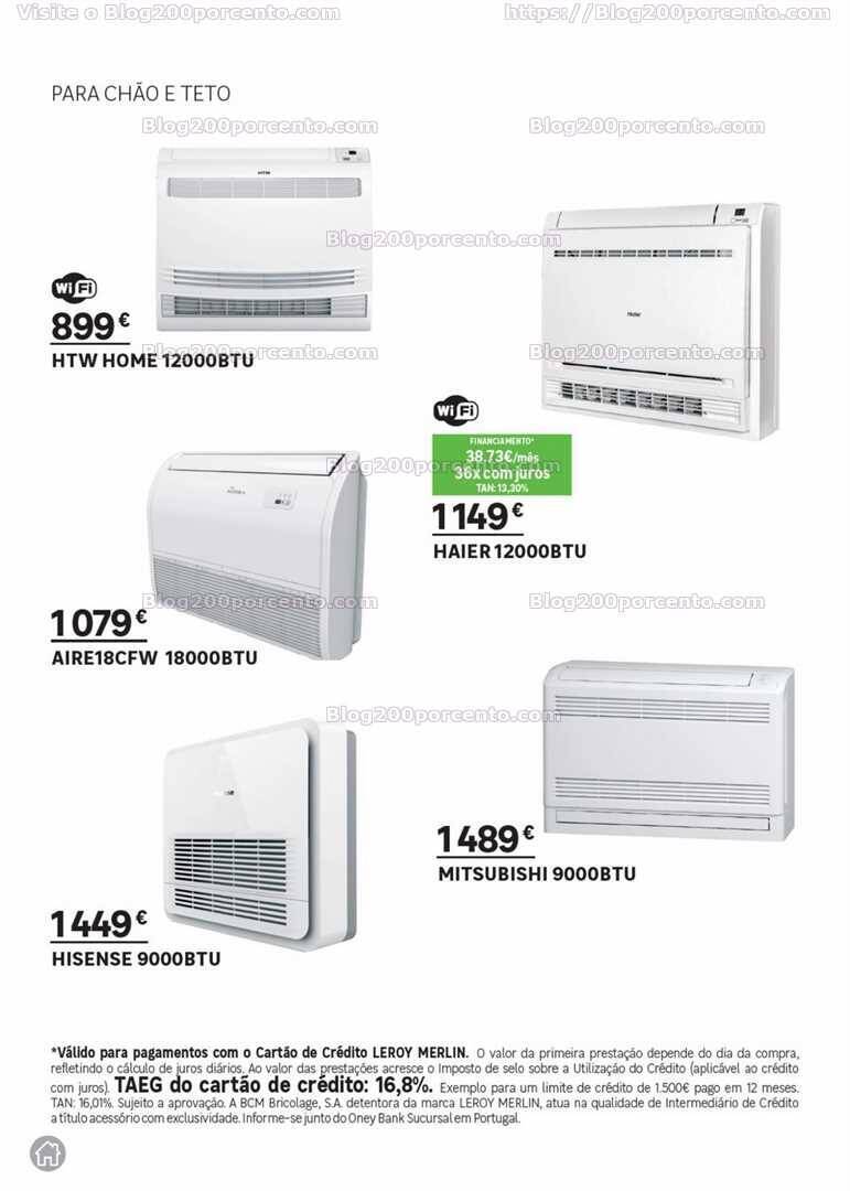 Antevisão Folheto LEROY MERLIN Especial Climatização Promoções até 9 agosto
