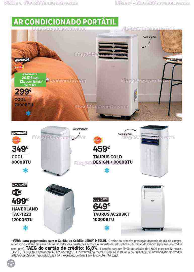 Antevisão Folheto LEROY MERLIN Especial Climatização Promoções até 9 agosto