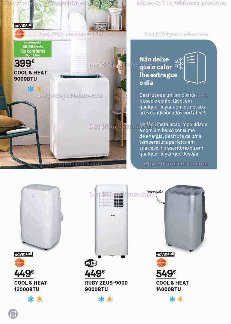 Antevisão Folheto LEROY MERLIN Especial Climatização Promoções até 9 agosto