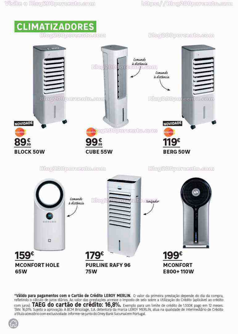 Antevisão Folheto LEROY MERLIN Especial Climatização Promoções até 9 agosto