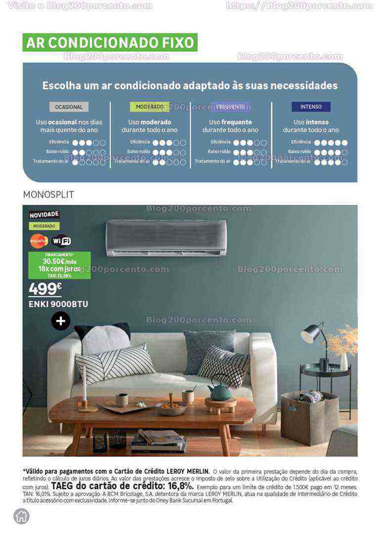 Antevisão Folheto LEROY MERLIN Especial Climatização Promoções até 9 agosto