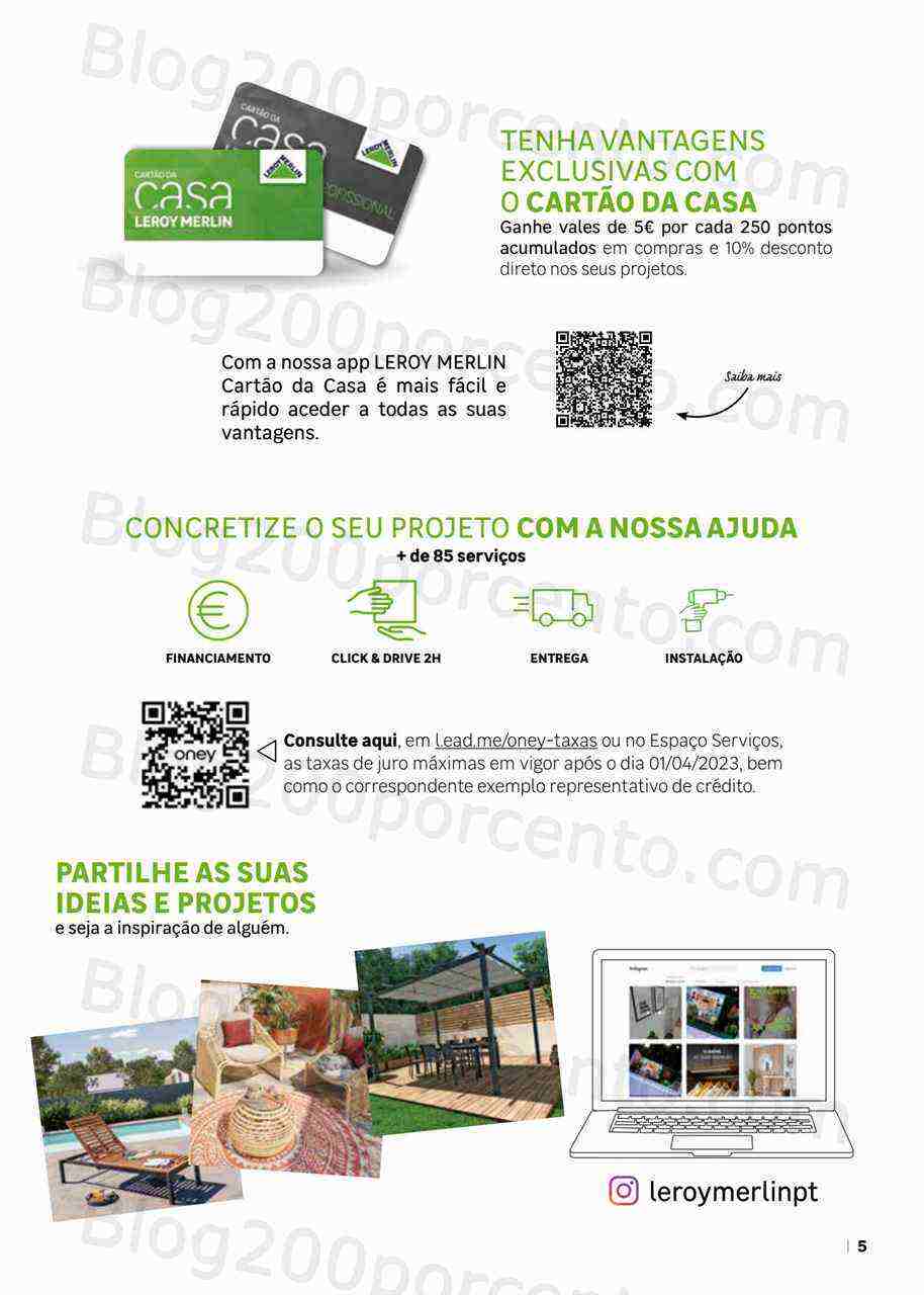Antevisão Folheto LEROY MERLIN Promoções até 31 maio