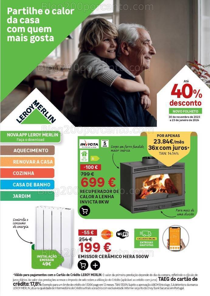 Antevisão Folheto LEROY MERLIN Promoções de 30 novembro a 23 janeiro
