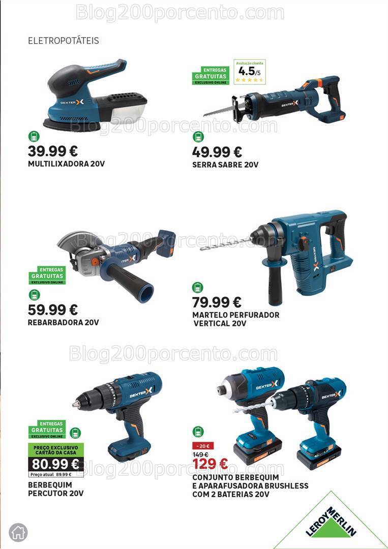 Antevisão Folheto LEROY MERLIN Especial Nossas Marcas Promoções de 9 maio a 4 junho