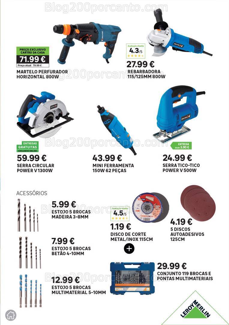 Antevisão Folheto LEROY MERLIN Especial Nossas Marcas Promoções de 9 maio a 4 junho