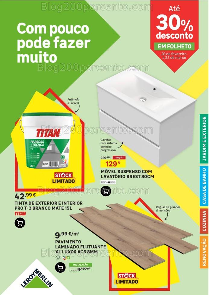 Antevisão Folheto LEROY Promoções de 20 fevereiro a 25 março