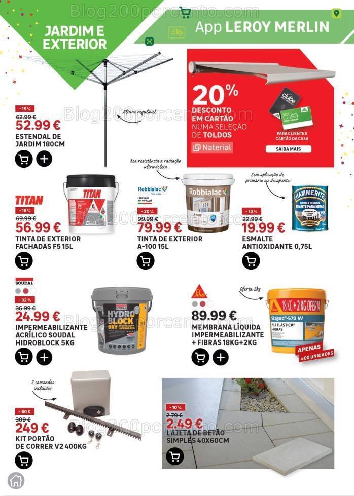Antevisão Folheto LEROY MERLIN Promoções de 20 junho a 23 julho