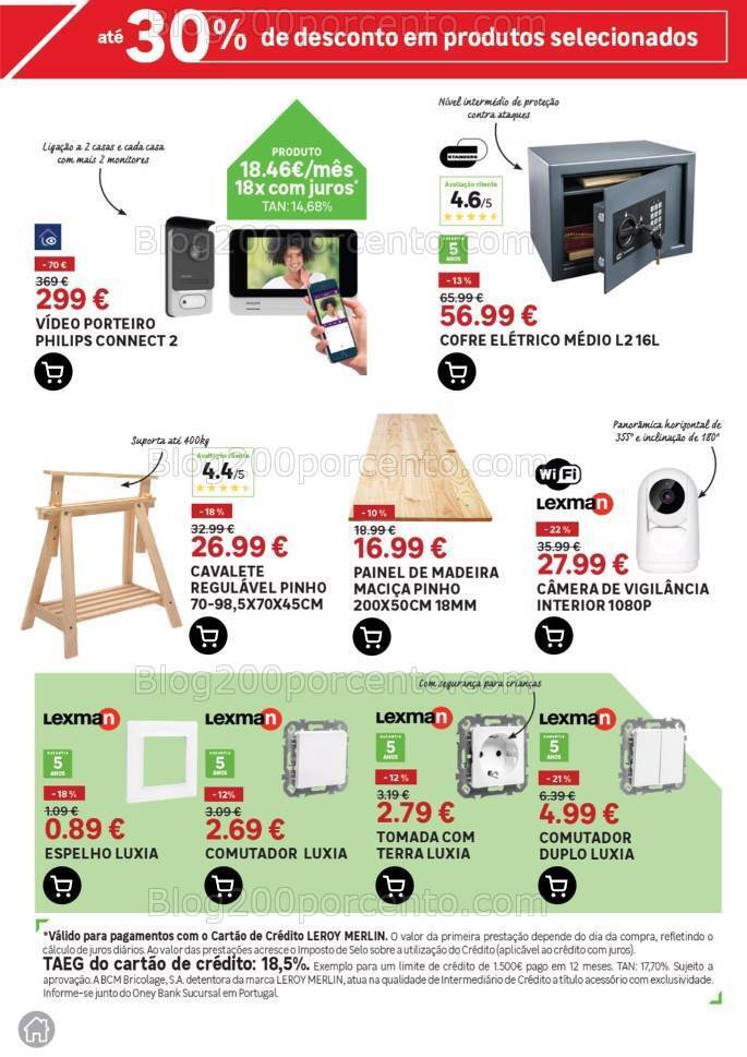 Antevisão Folheto LEROY MERLIN Promoções de 22 fevereiro a 19 março