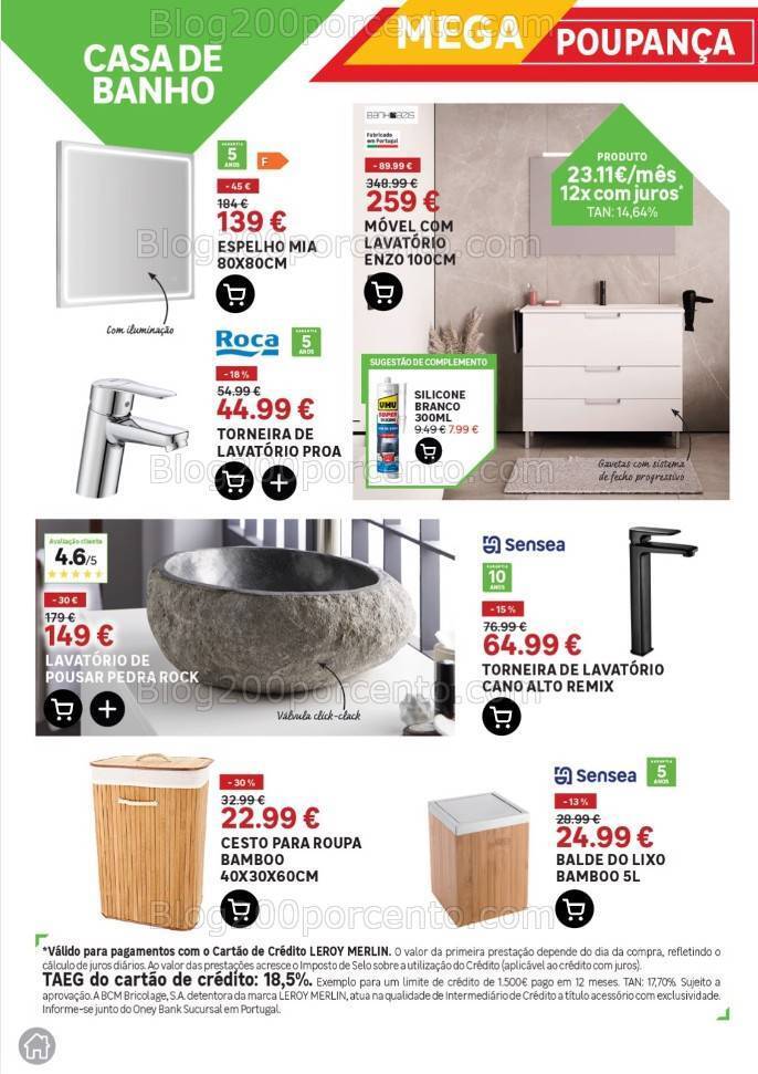 Antevisão Folheto LEROY MERLIN Promoções de 22 fevereiro a 19 março
