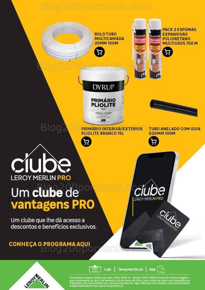 Antevisão Folheto LEROY MERLIN Promoções de 22 fevereiro a 19 março