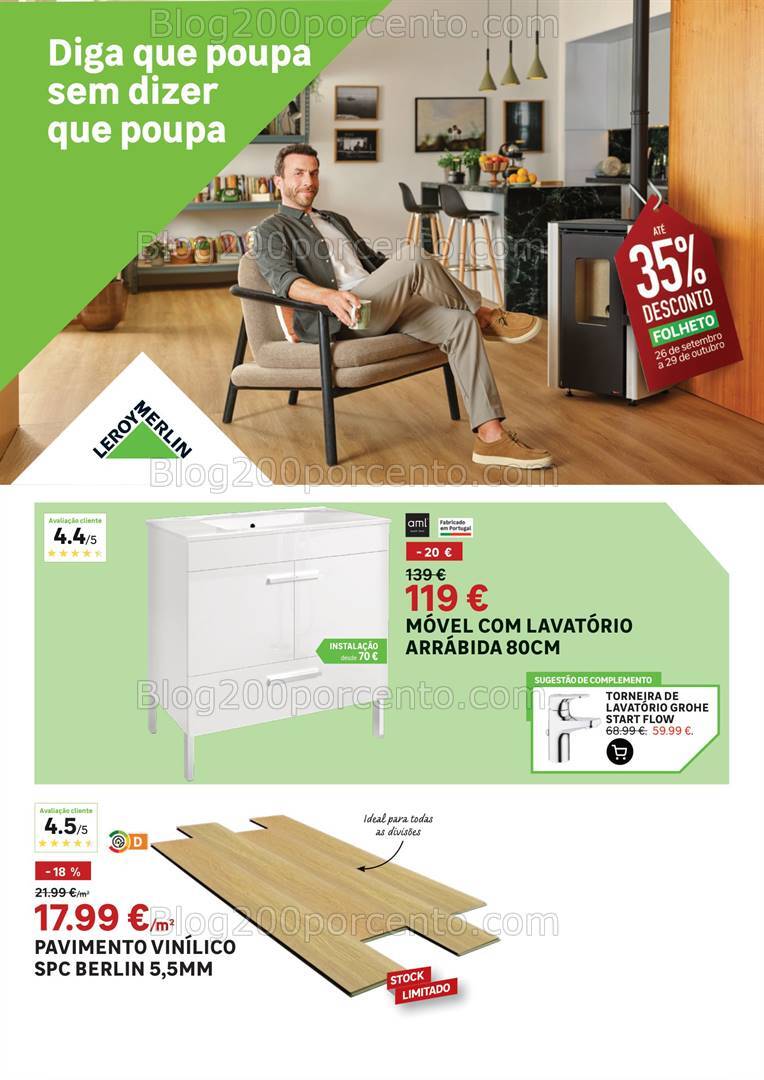 Antevisão Folheto LEROY MERLIN Promoções de 26 setembro a 29 outubro