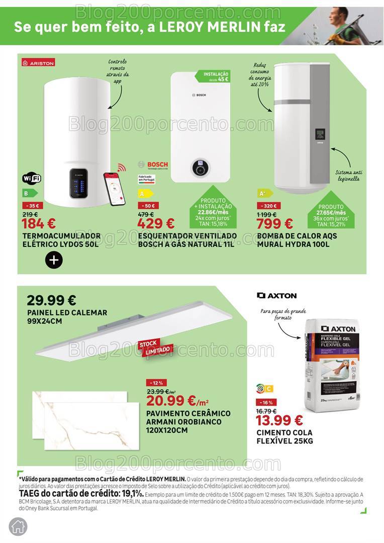 Antevisão Folheto LEROY MERLIN Promoções de 26 setembro a 29 outubro