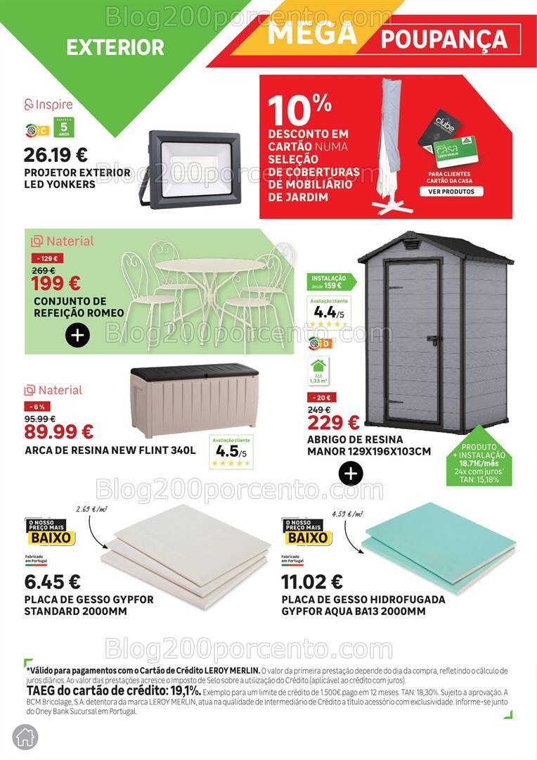 Antevisão Folheto LEROY MERLIN Promoções de 26 setembro a 29 outubro