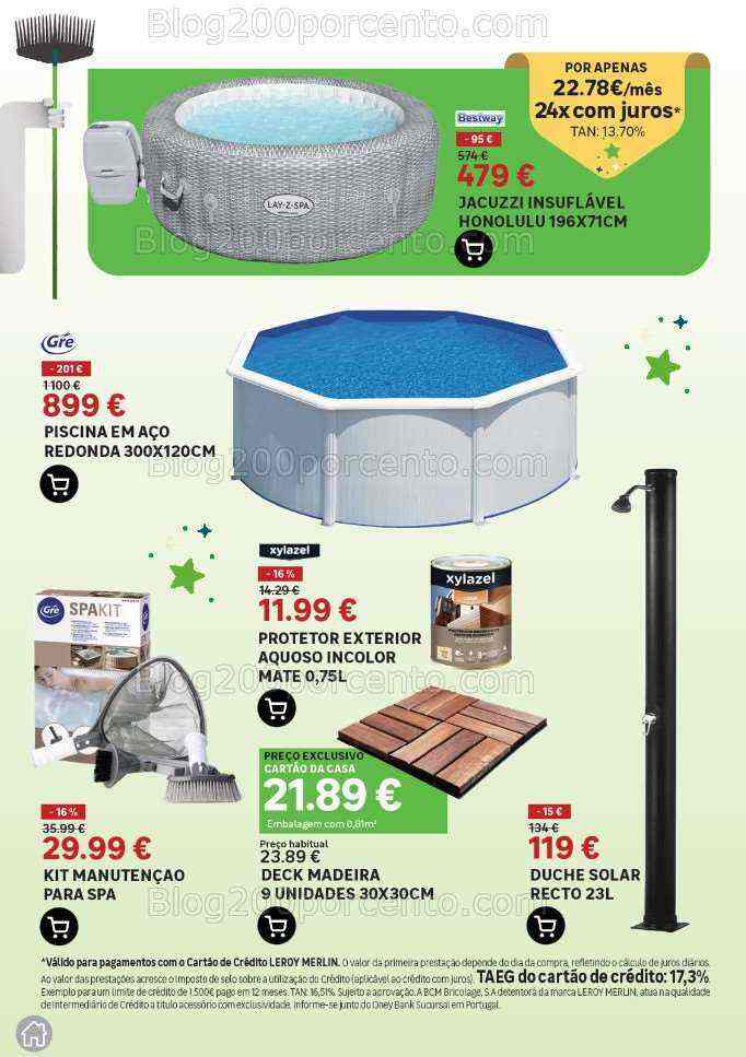 Antevisão Folheto LEROY MERLIN Promoções de 28 julho a 21 agosto