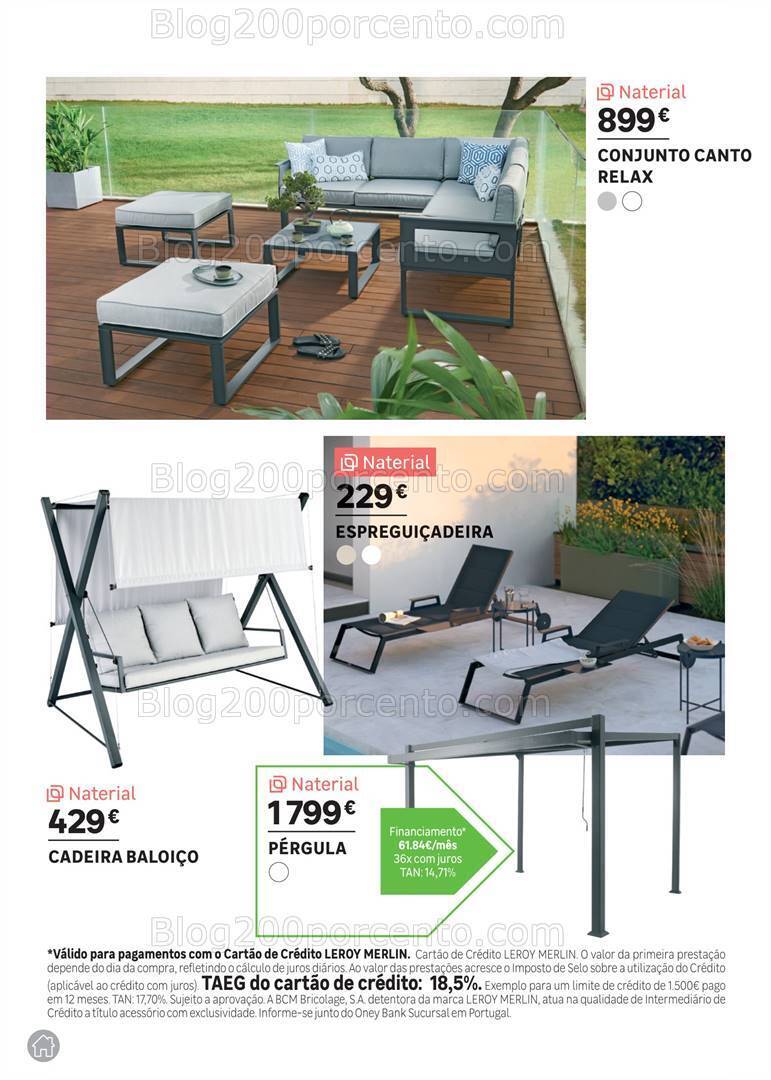 Antevisão Folheto LEROY MERLIN Catálogo Jardim Promoções até 14 maio