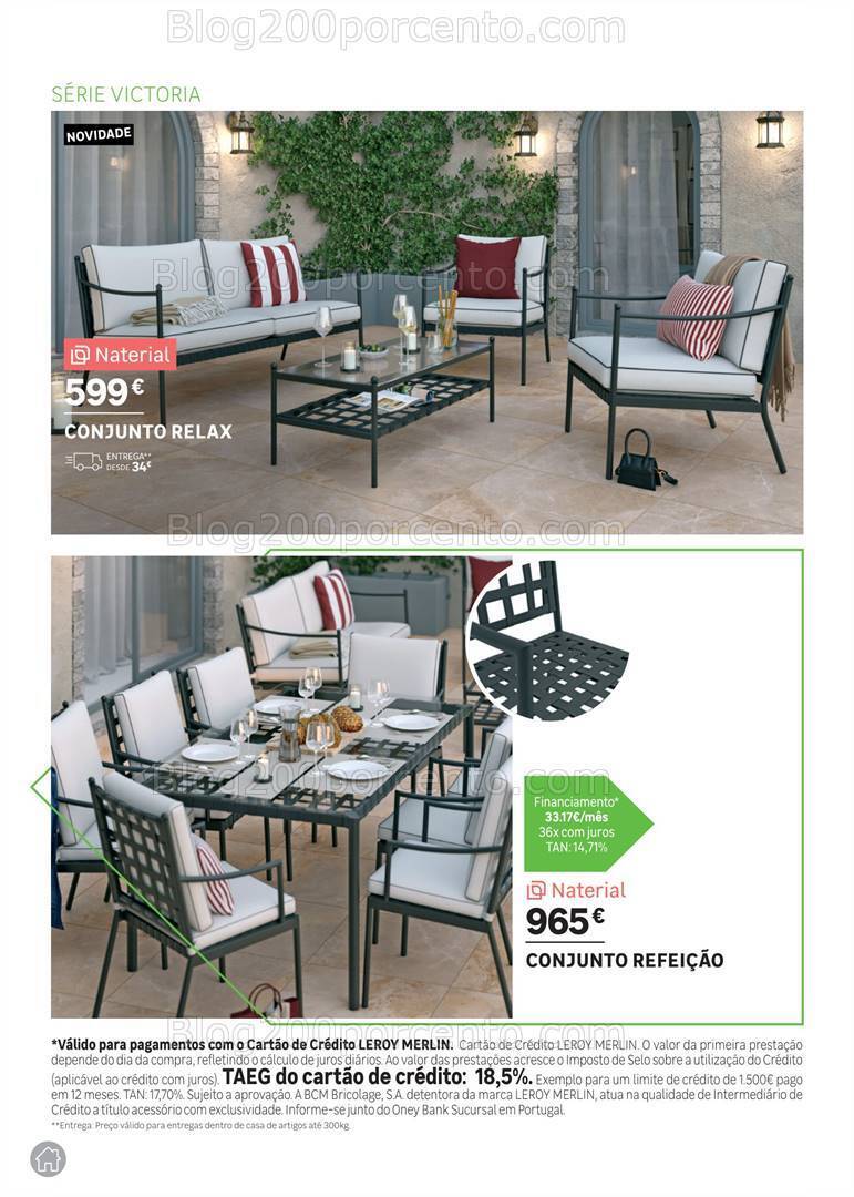 Antevisão Folheto LEROY MERLIN Catálogo Jardim Promoções até 14 maio