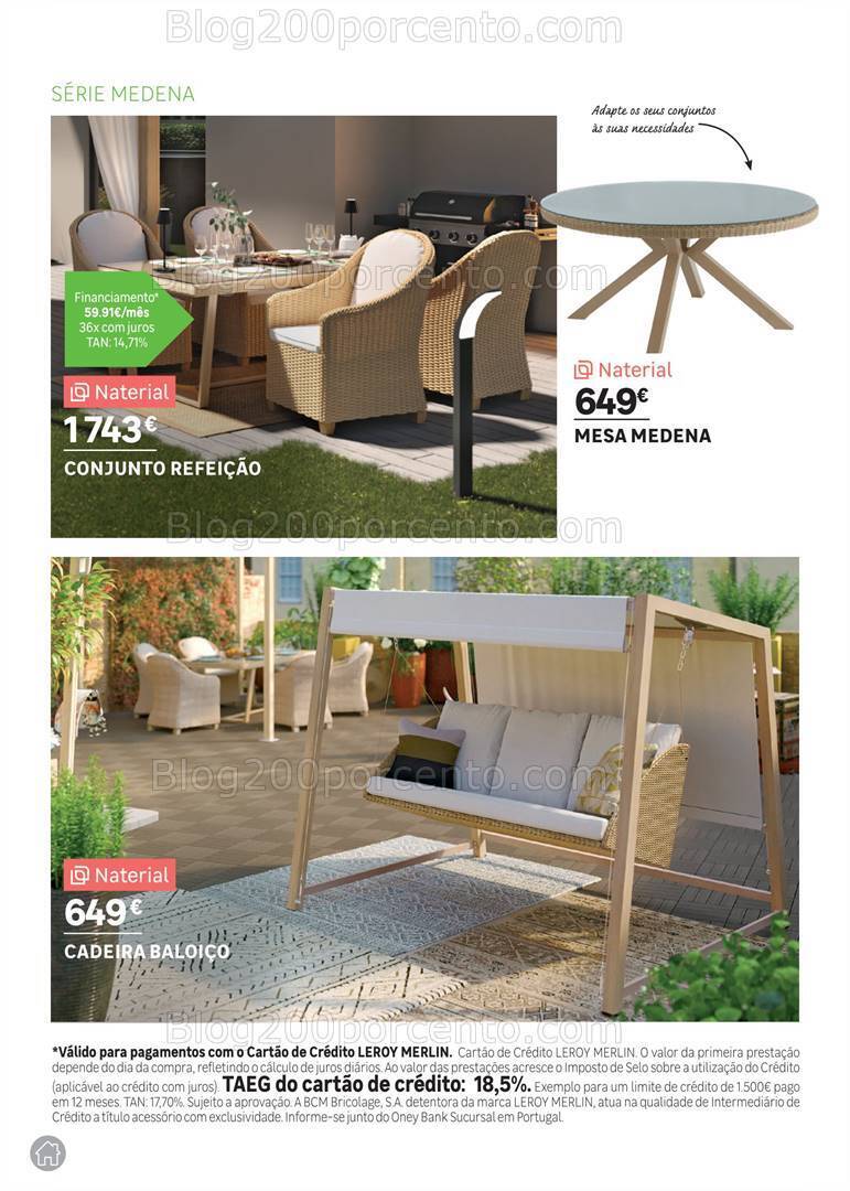 Antevisão Folheto LEROY MERLIN Catálogo Jardim Promoções até 14 maio